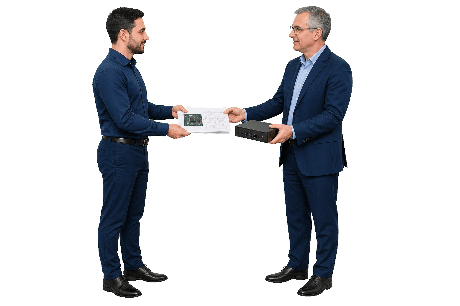 تحویل فایل مهندسی و دریافت محصول ساخته‌شده